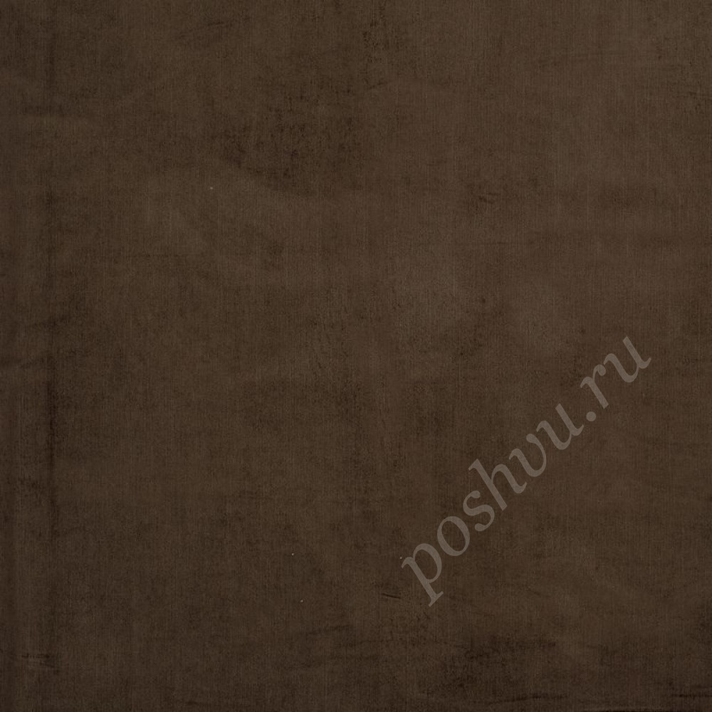 Ткань для штор портьерная Haymana Plain коричневая