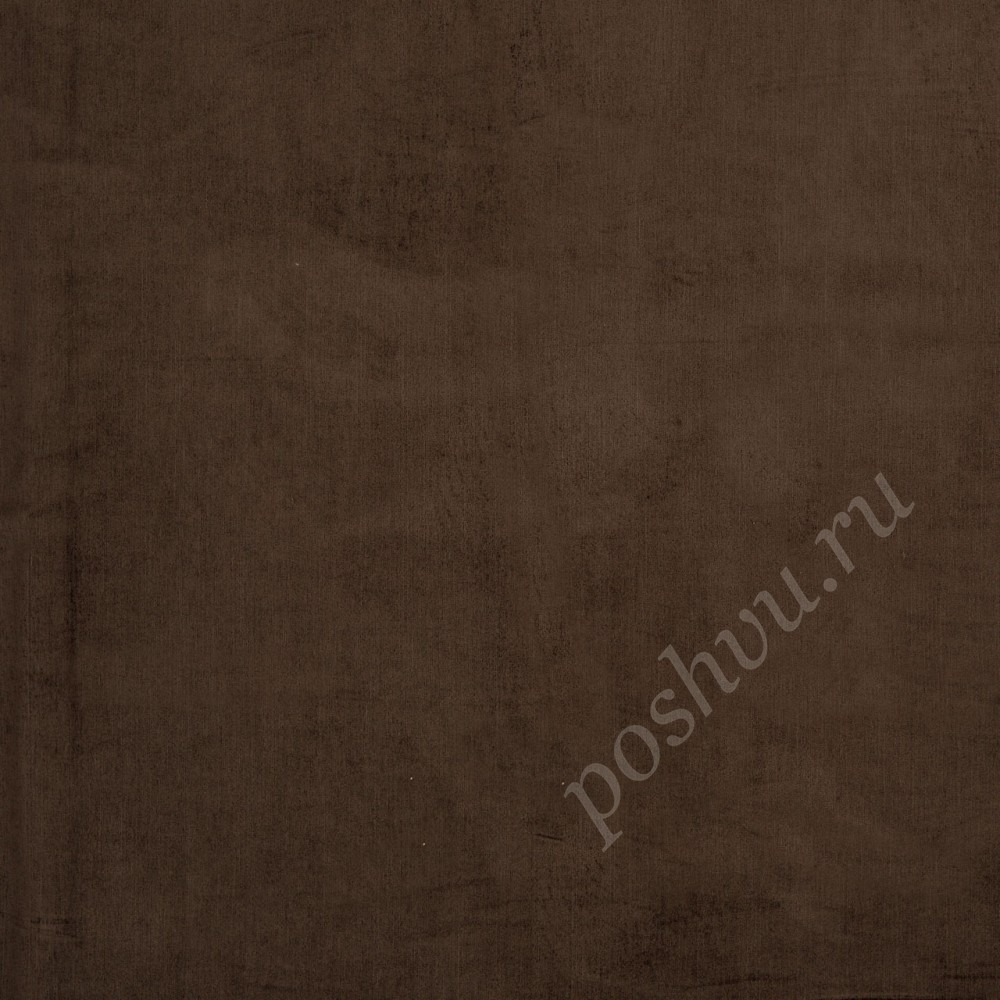Ткань для штор портьерная Haymana Plain коричневая