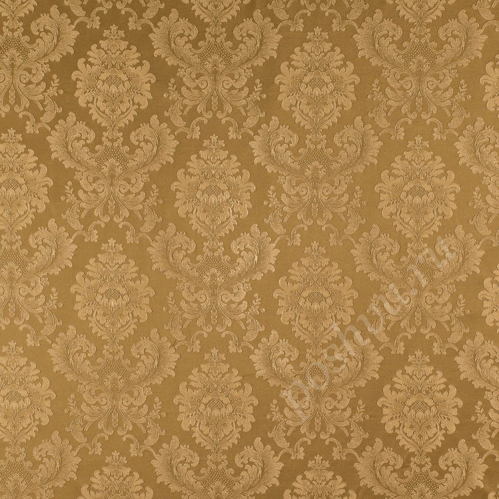 Ткань для штор портьерная Prestige золотая