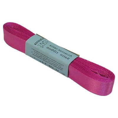 Лента атласная 12 мм ( 1/2 ") AL-12P "Gamma" ФАСОВКА 10 x 5.4 м №081 св.фиолетовый