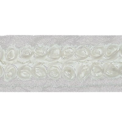 Лента декоративная "Floranta" Gardenia   60 мм  5 м №01 белый
