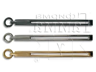 "Micron" GP 12 брелок к молнии с крючком 10 шт СК №06 черный никель ( 6533 )