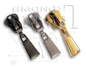 "Micron" GS 3115 замки к молнии "металл" т. 3 замок-автомат 10 шт №5 матовый никель ( 6431 )