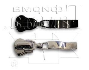 "Micron" GS 5120 замки к молнии "металл" т. 5 замок-автомат 10 шт №6 черный никель ( 6533 )