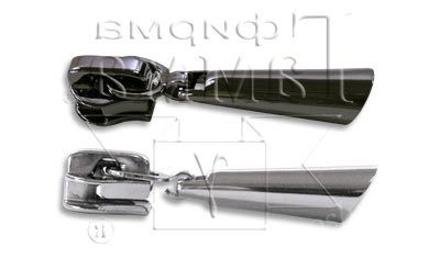 "Micron" GS 5122 замки к молнии "спираль" т. 5 замок-автомат 10 шт №4 никель ( 7346 )