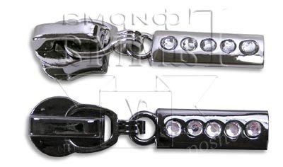 "Micron" GS 5124 замки к молнии "спираль" т. 5 замок-автомат 10 шт №6 черный никель ( 6533 )