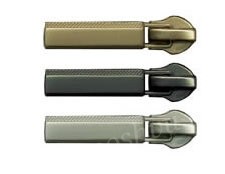 "Micron" GS 7114 замки к молнии "спираль" т. 7 замок-автомат 10 шт №7 матовый черный никель ( 6390 )