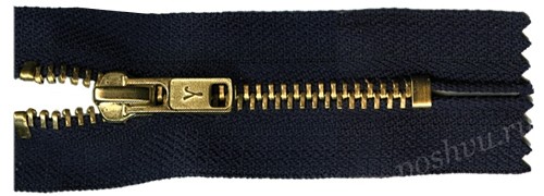 Молнии Металл GMD-941 22 см латунь №009 Тип 4 10 шт "Gamma" ЧЕРНЫЙ №310