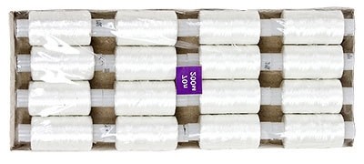 Нитки лавсан 70Л 100\% полиэфир 200 м 16 шт №001 БЕЛЫЙ