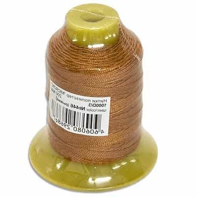 Нитки Полиэстер 1000D/3 "Micron" обувные 200 я 183 м №436 св.коричневый