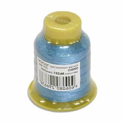 Нитки Полиэстер 500D/3 "Micron" обувные 200 я 183 м №281 голубой