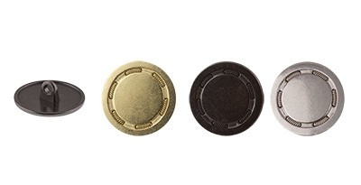 Пуговицы металлические 2 "GAMMA" MB 0176 27 " ( 17 мм) 24 шт №4 никель