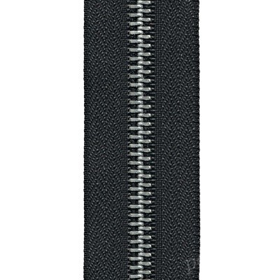 RMB-10 Молния рулонная "металл никель" "Gamma" тип 5 10 м ЧЕРНЫЙ №310