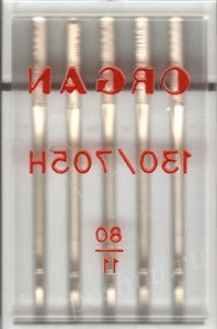 Иглы для быт. шв. машин "ORGAN" универсальные 5 шт в пенале № 80