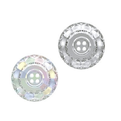 Пуговицы "Сваровски" 3008 MM18 Crystal AB 11 " 18 мм 4 шт перламутр (crystal AB)