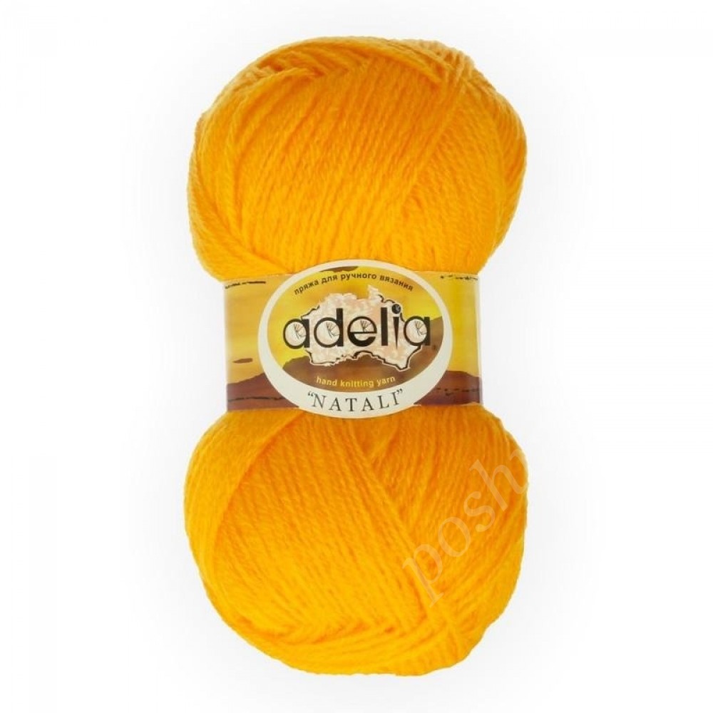 Пряжа ADELIA "NATALI" 100% акрил 50 гр. 300 м. №03 ярко-желтый