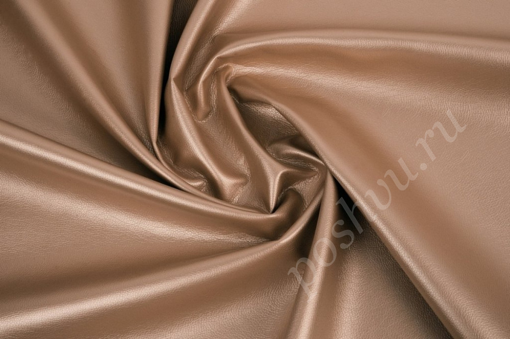 Мебельная ткань экокожа ECOTEX PLUS темно-бежевый перламутр 520г/м2