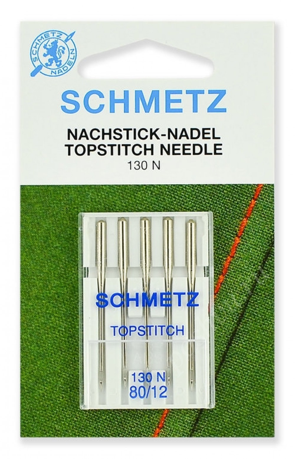 Иглы Топ Стич Schmetz 130N NM №80, 5 шт
