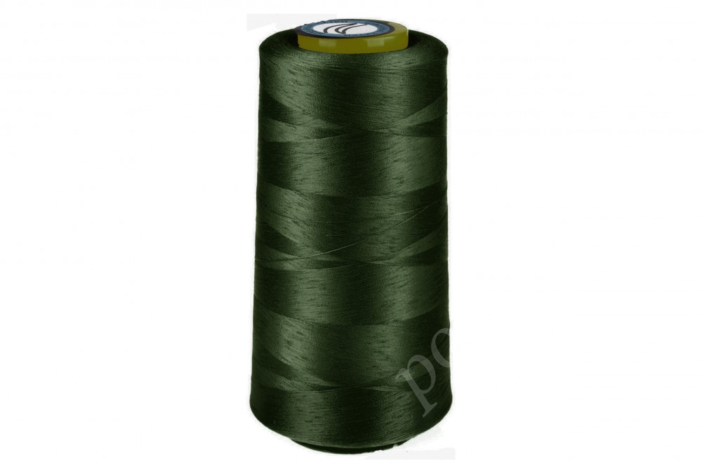 Нитки текстурированные "Nitka" "U" 150D/1 non-twisted 100% полиэстер 5000 м №225 т.зеленый