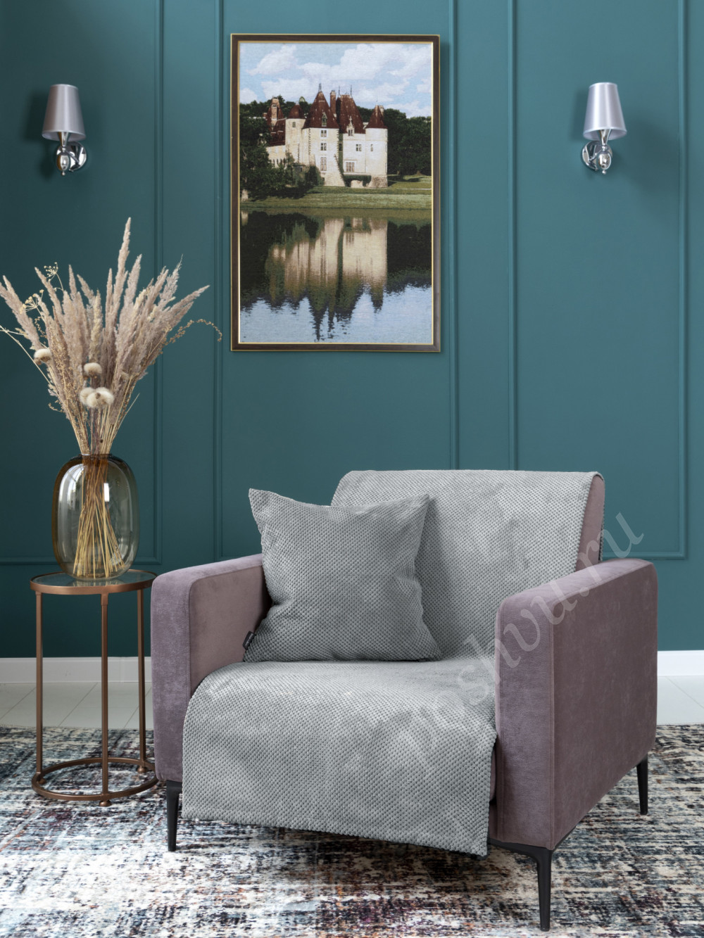 Покрывало-Накидка SLIM CITUS GREY 65x170