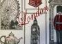 Портьерная ткань гобелен TEATIME достопримечательности Лондона, шир.280см