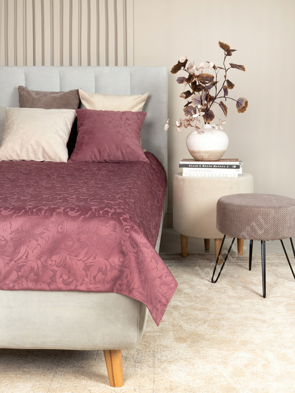 Покрывало UNO AMELI BERRY 135x210