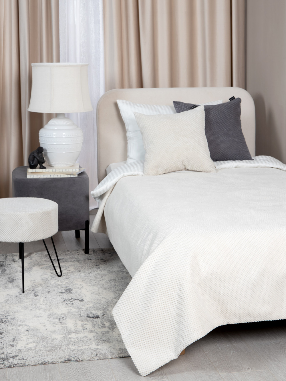 Покрывало UNO CITUS WHITE 135x210