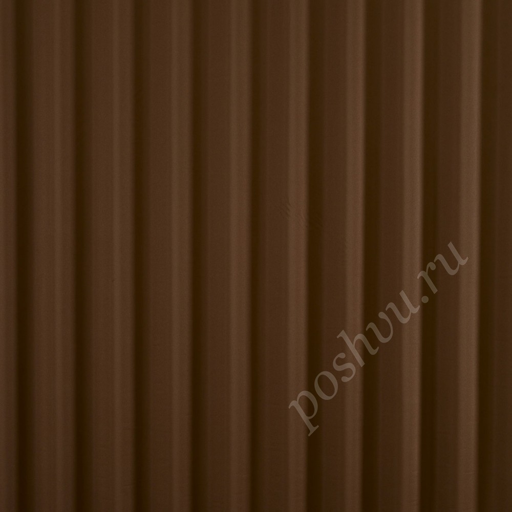 Ткань для штор портьерная Classic Saten Горячий шоколад