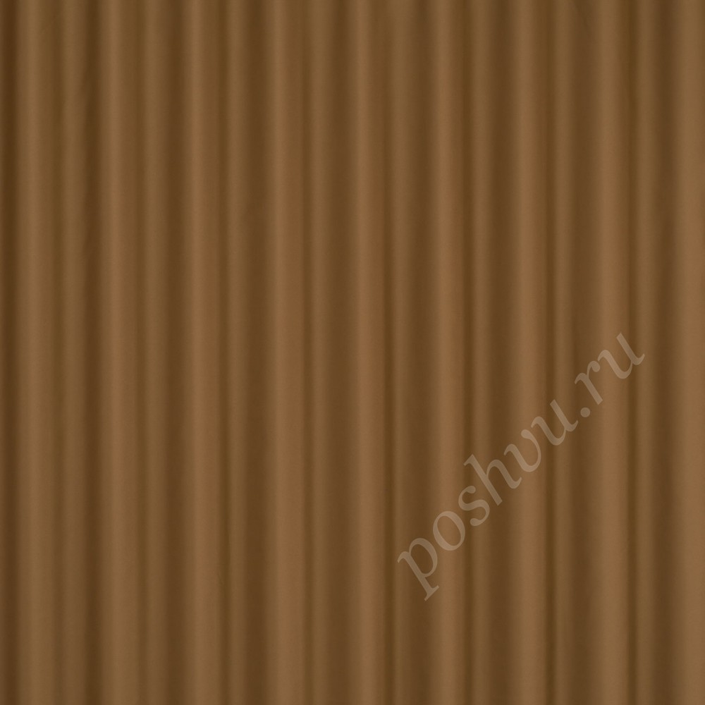 Ткань для штор портьерная Doublure коричневого оттенка