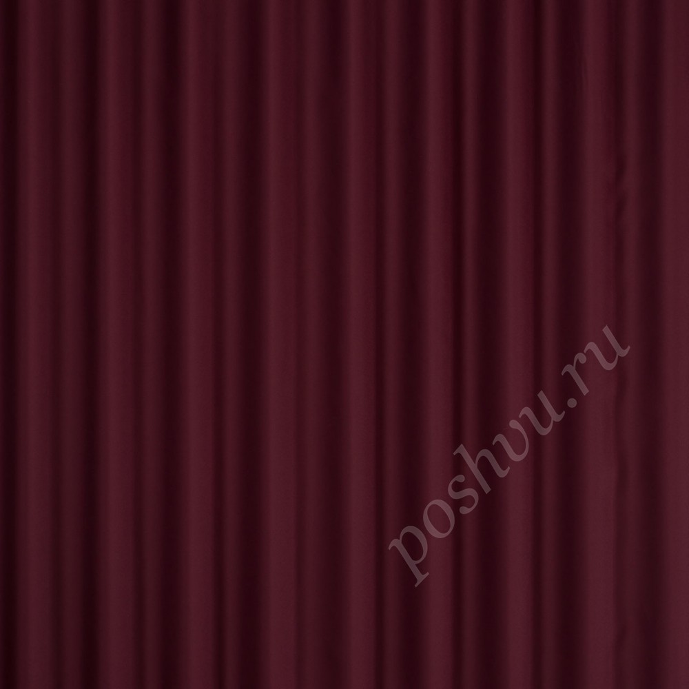 Ткань для штор портьерная  Doublure Бордо