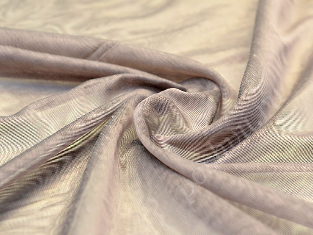 Тюль LINEN BEAUTY палевого цвета 230г/м2
