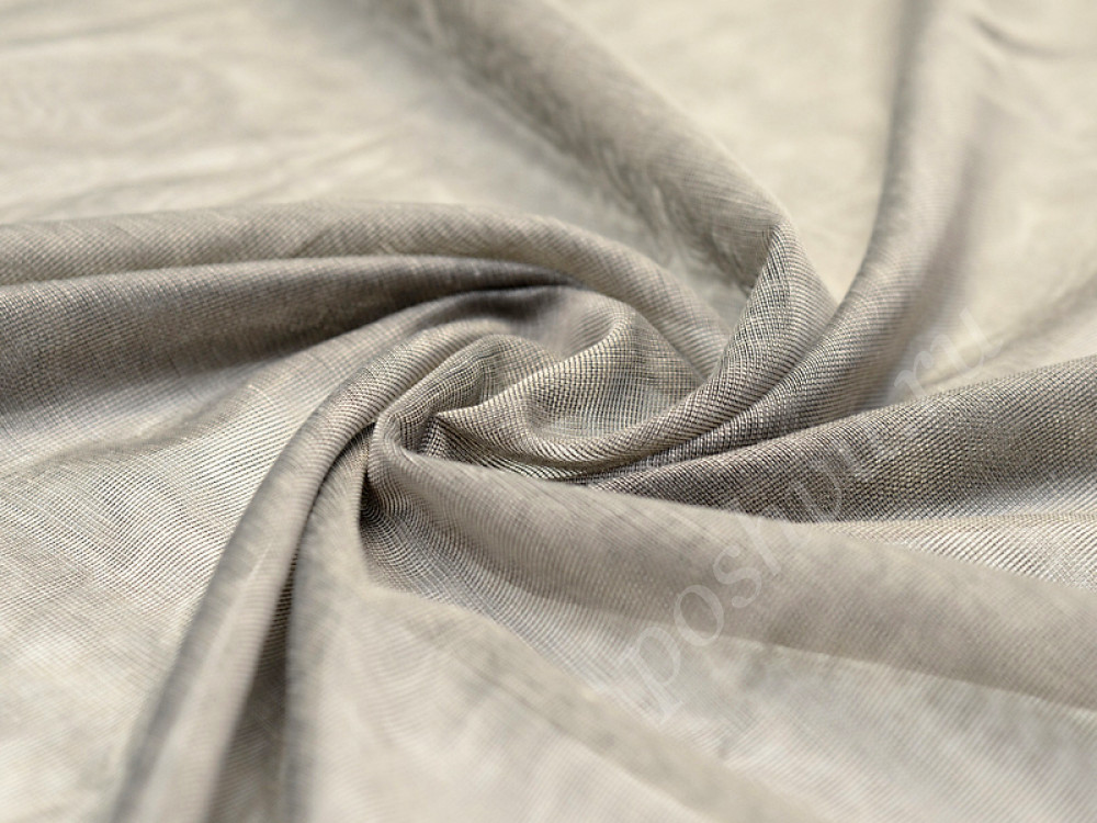 Тюль LINEN BEAUTY светло-серого цвета 230г/м2