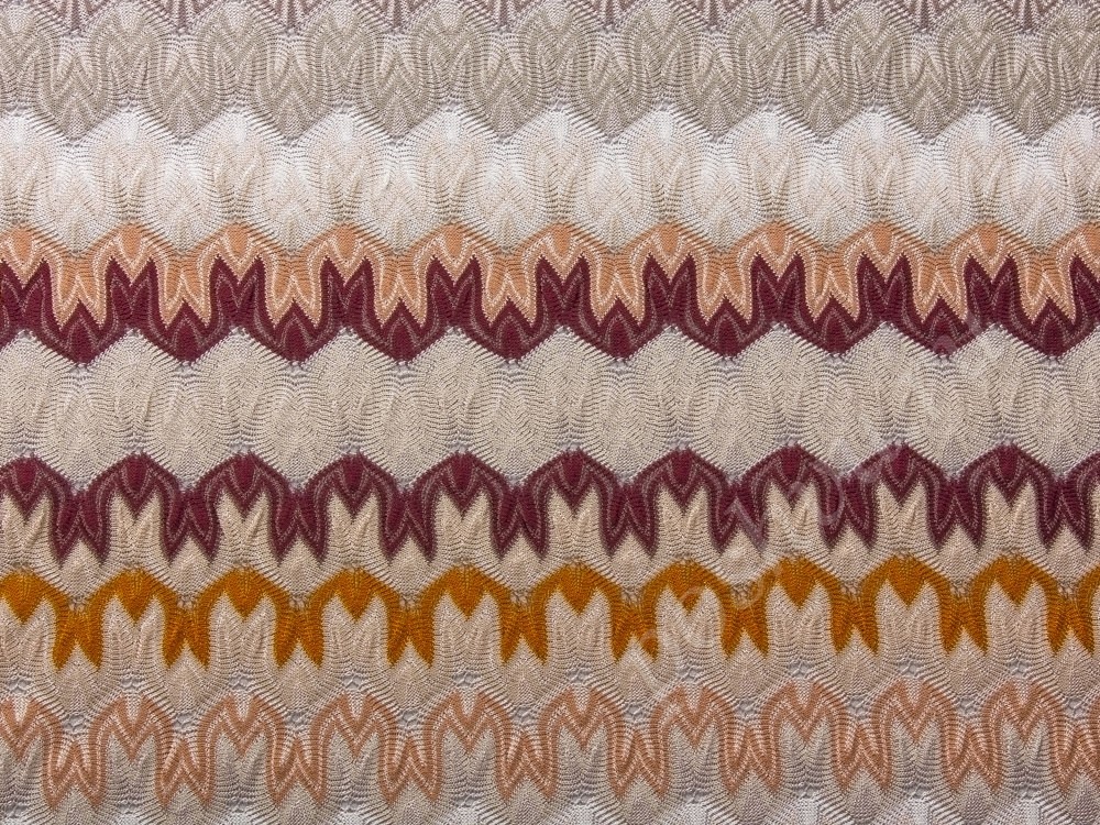 Вискоза Missoni, цвет - бежевый и коричневый