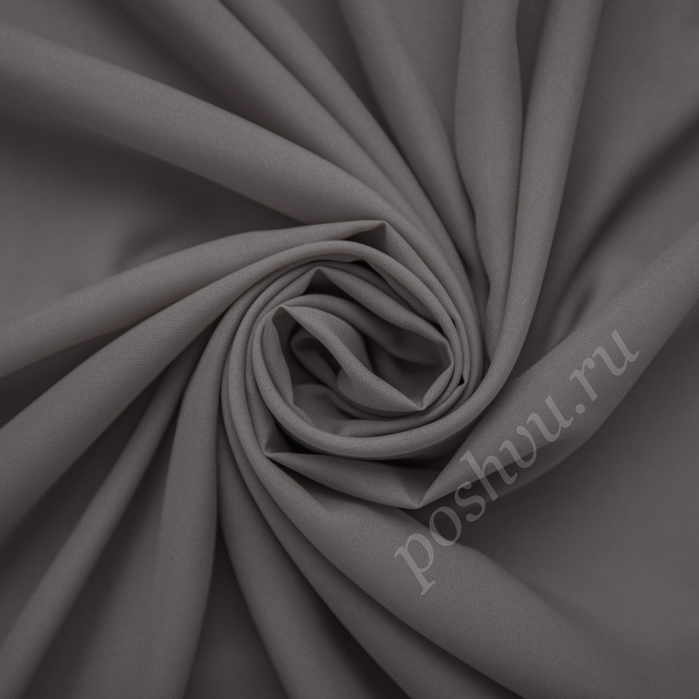 Вуаль под шелк SILK серого цвета с утяжелителем, выс.305см