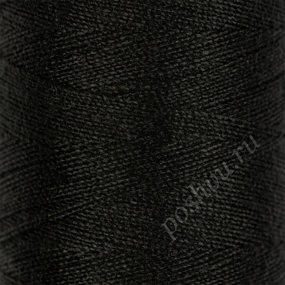 Швейные нитки (полиэстер) 40/2 "Nitka" 4570 м черный