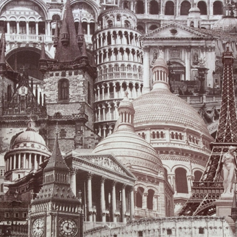 Микровелюр ARCHITECTURE шоколадный