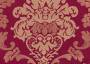 Жаккард Damask вензель бордо