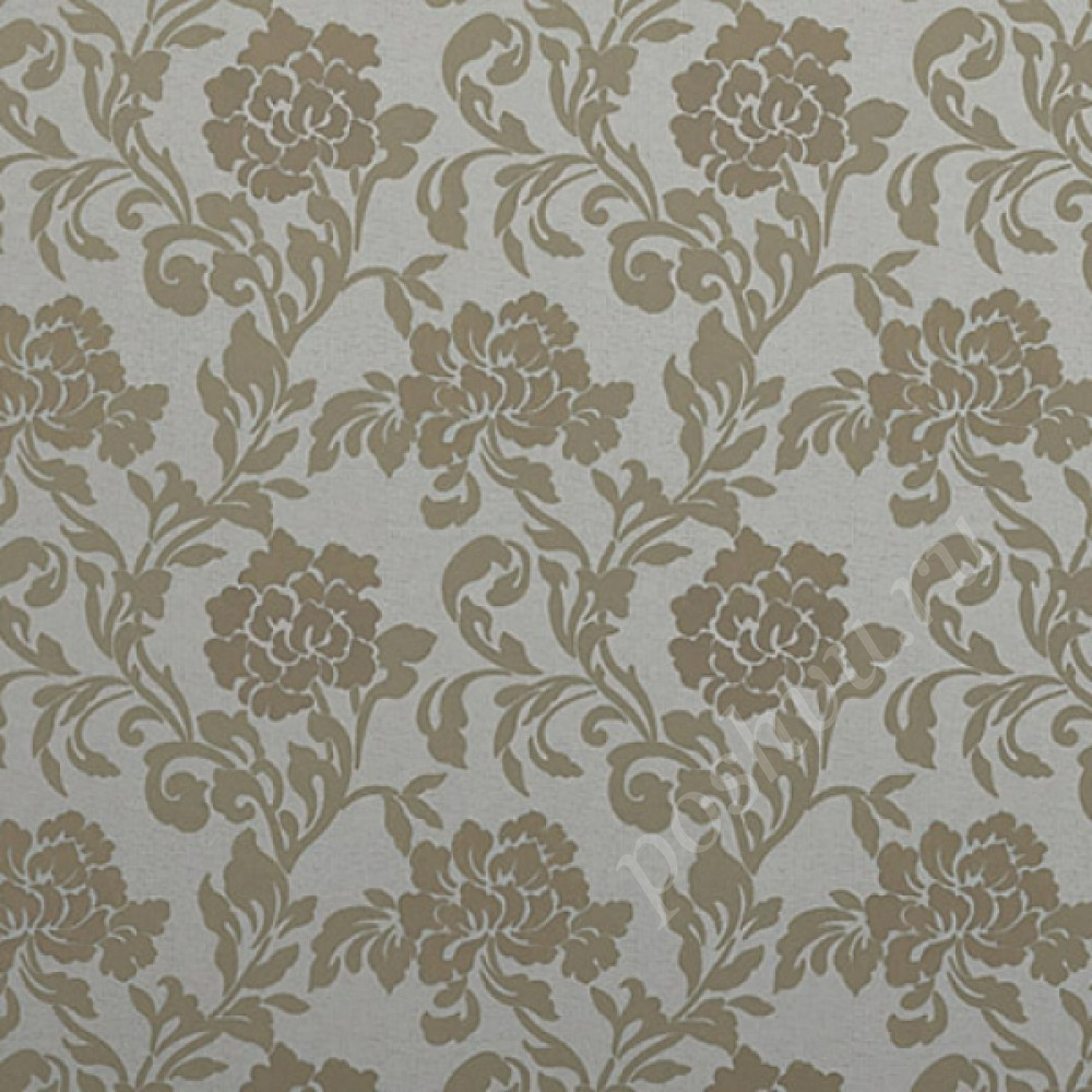 Жаккард Rococo цветочный принт золото