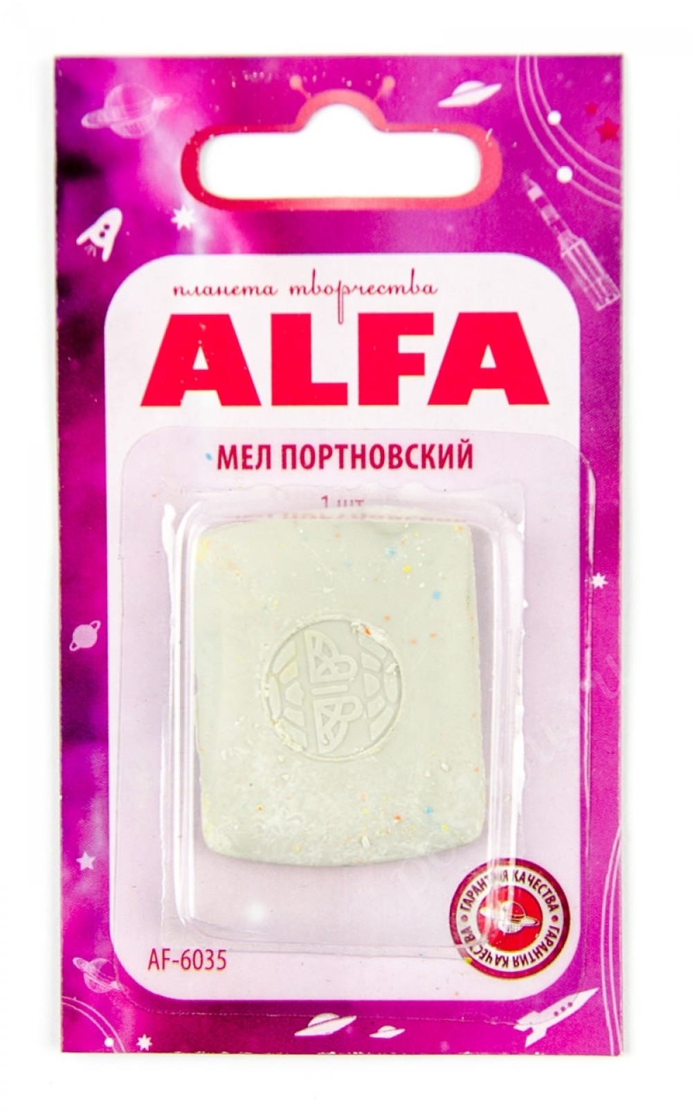 Мел портновский 1шт. Белый