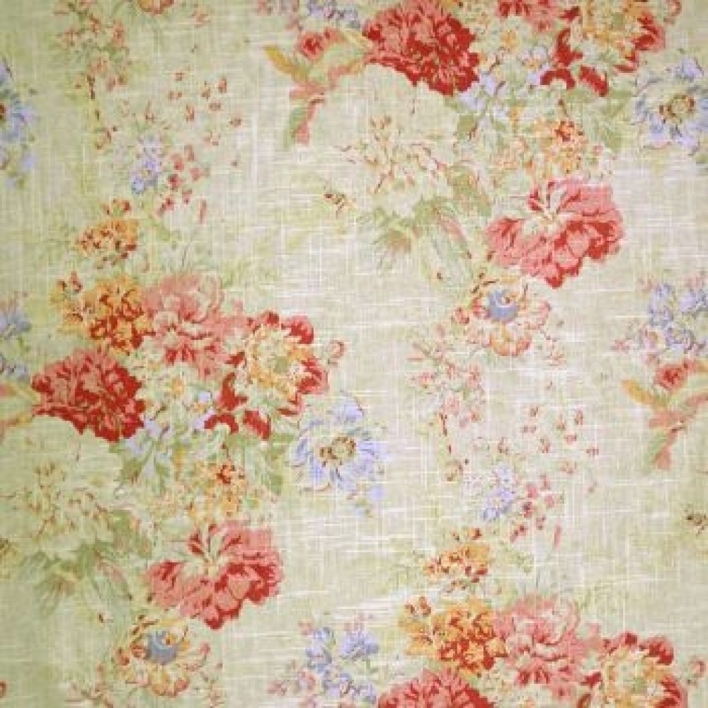 Портьерная ткань ROSE BOUQUET col. RED