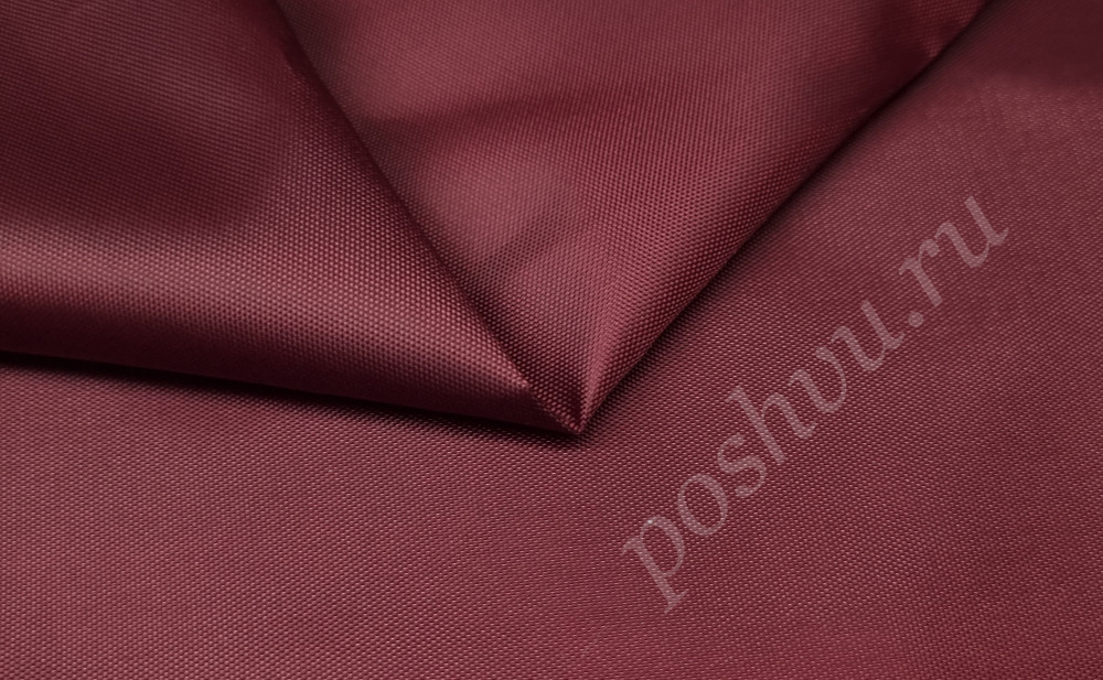Оксфорд 210D PU1000 с пропиткой, цвет бордовый