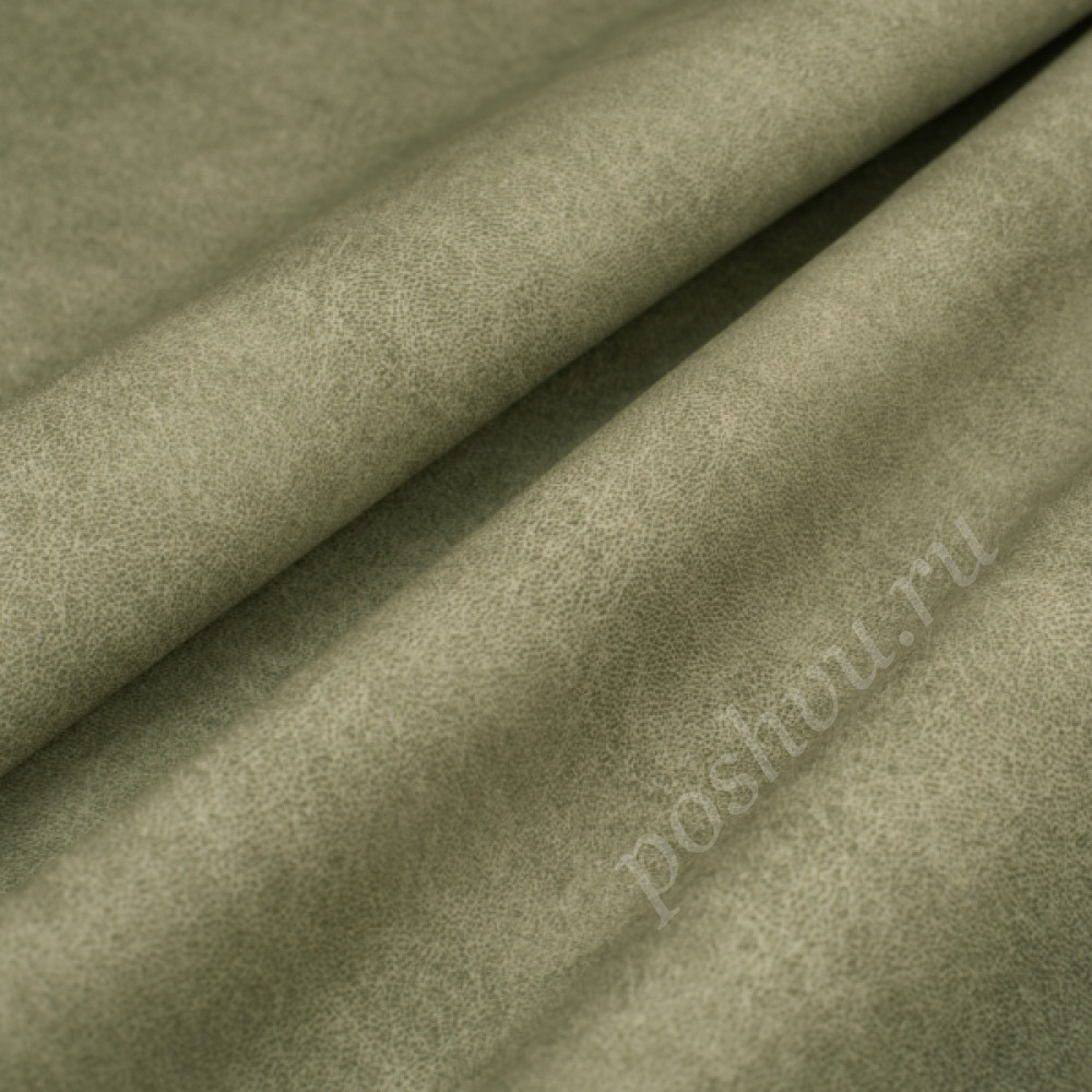Микровелюр Duna оливковый