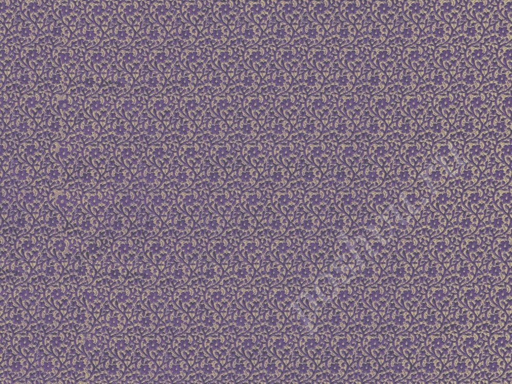 Ткань для штор портьерная, полиэстер, хлопок Фиалка 2264/43