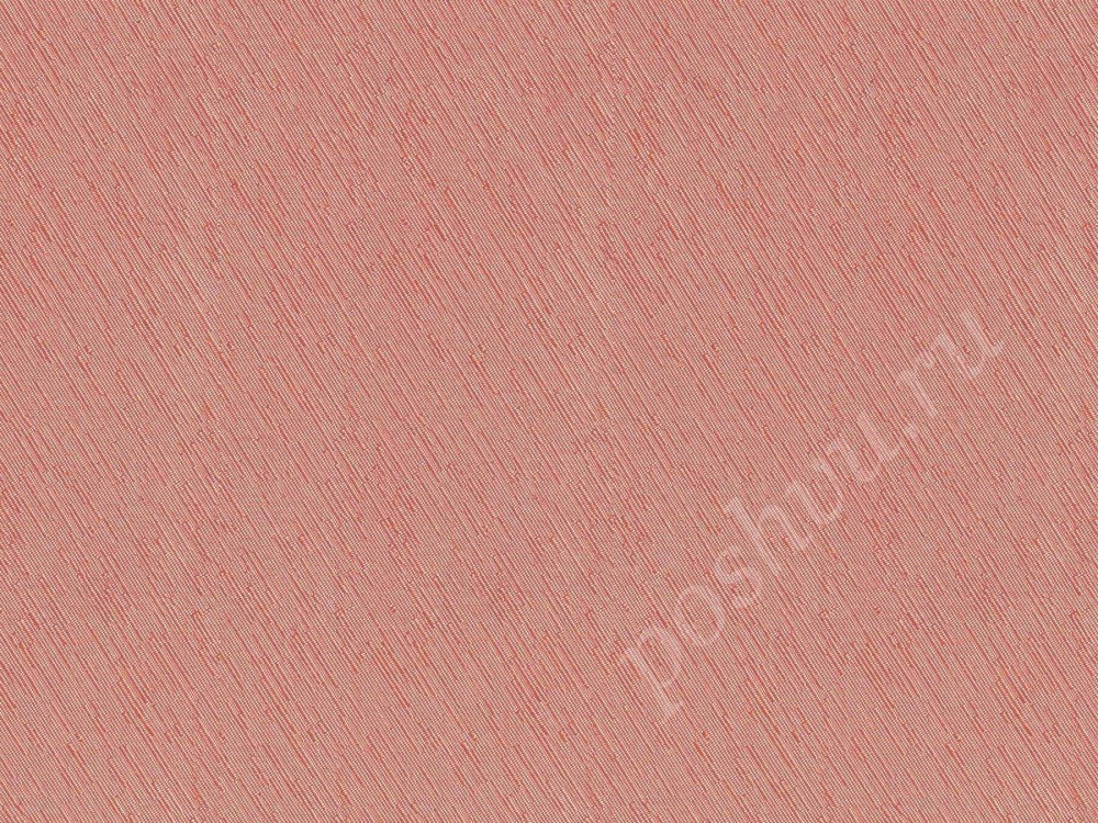Ткань для штор подкладочная, портьерная, полиэстер оттенка чайной розы в рельефный узор 2429/33