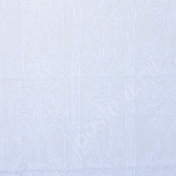 Ткань для штор тюлевая, хлопок Bishopton White