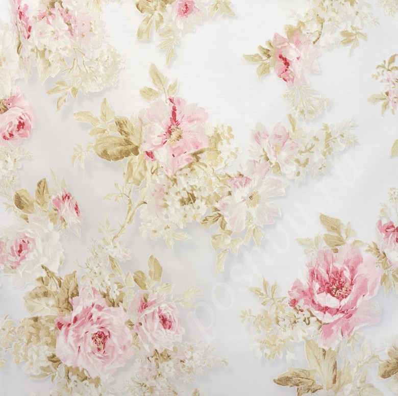 Ткань для штор портьерная, полиэстер Blossom Sheer