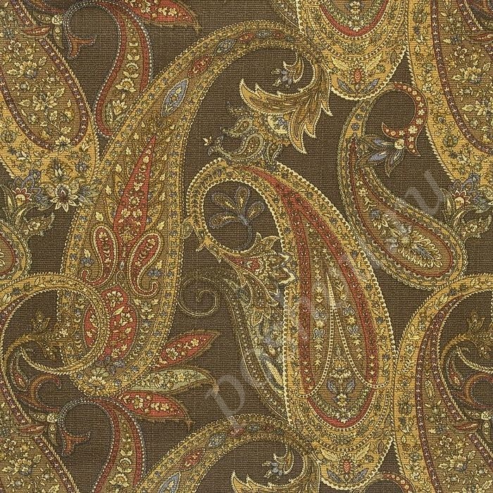 Ткань для штор портьерная, хлопок Caleigh Leather 001