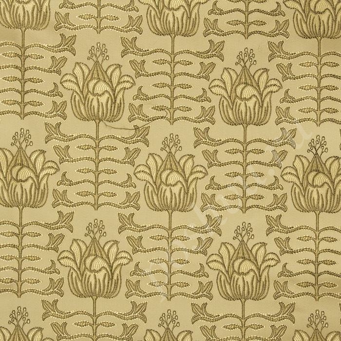 Ткань для штор портьерная, вискоза, хлопок Jugendstil Cream