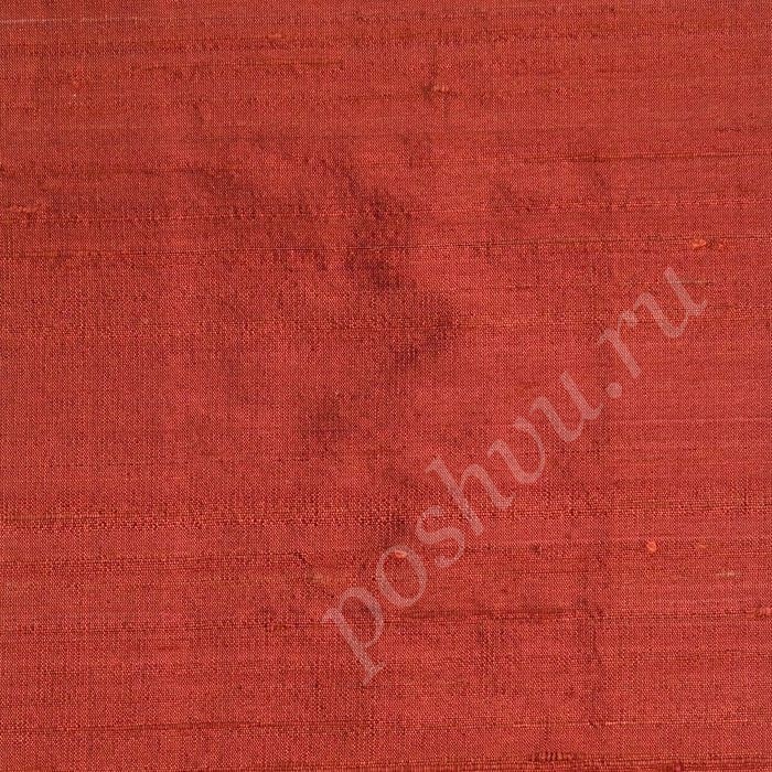 Ткань для штор подкладочная, портьерная, шёлк Luxury 189 Tomato