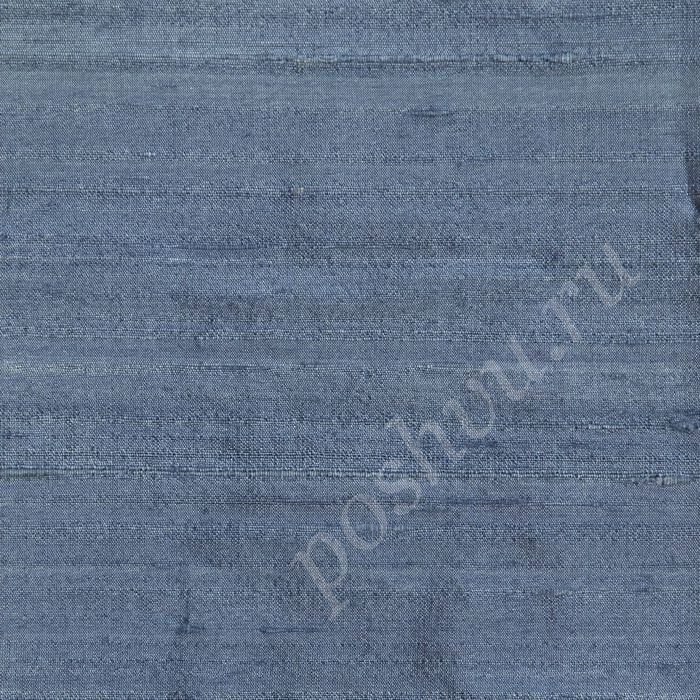 Ткань для штор подкладочная, портьерная, шёлк Luxury 206 Denim